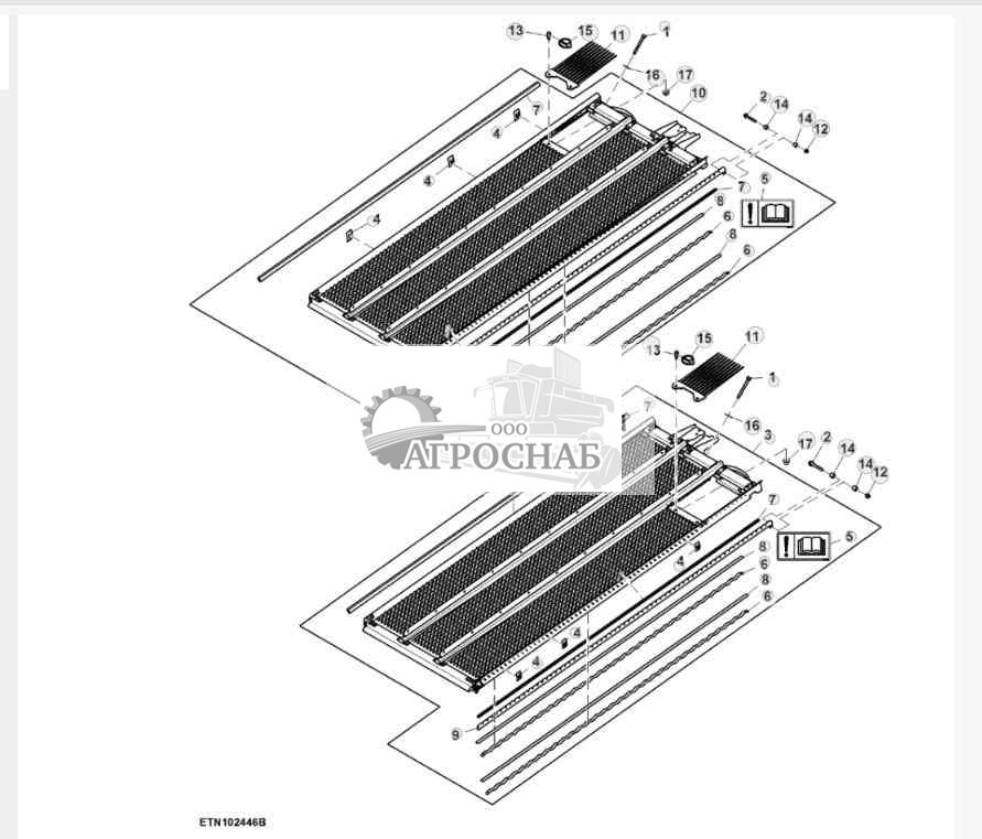 Стандартное верхнее решето, универсальное, с электрическим регулированием 